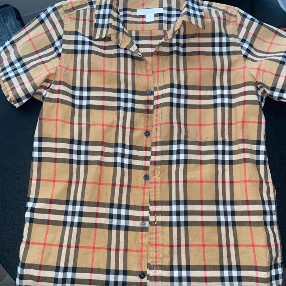 Burberry Vintage Plaid Button Down